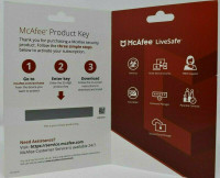 SEALED Brand New McAfee Software - Internet Security, AntiVirus