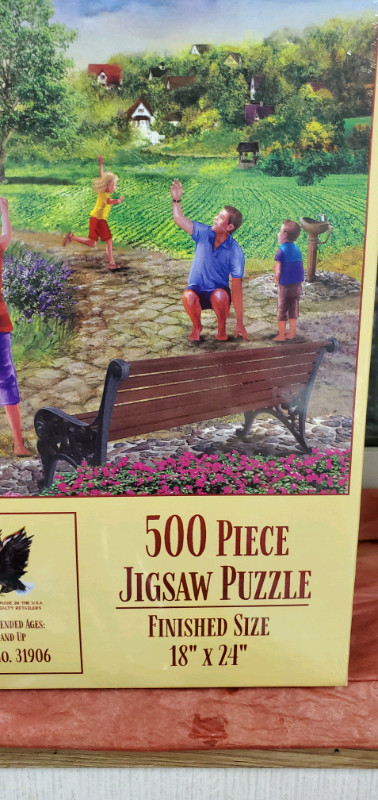 NEW   18" X 24"    COLORFUL SKIES  PUZZLE in Toys & Games in Cranbrook - Image 2