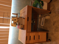 Oak Sewing cabinet
