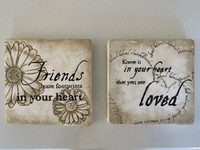 Gorgeous ceramic wall pictures - Pair - like New