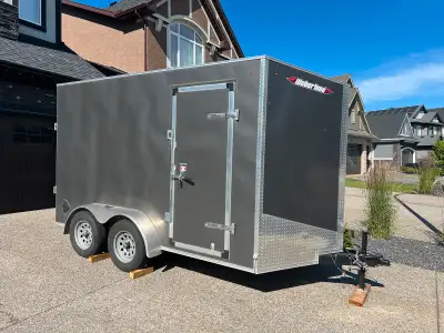 2025 brand new Weberlane 12’ long Enclosed Trailer with model W712ECTW. Purchased only for a one-tim...