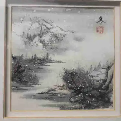 Winter Landscape Painting, View more