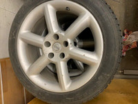 OEM Nissan 350Z 18" rims with winter tires