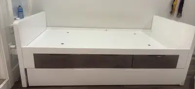 Bed frame for single bed. , View more