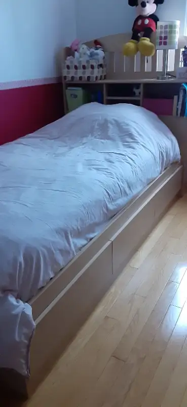 Lit simple 39po in Beds & Mattresses in Longueuil / South Shore - Image 2