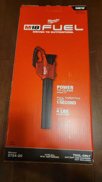 Milwaukee M18 Fuel Blower (New in Box, $185 only)