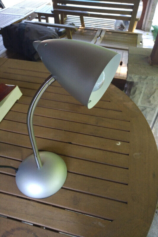 Brush Nickel Desk Lamp in Indoor Lighting & Fans in Markham / York Region