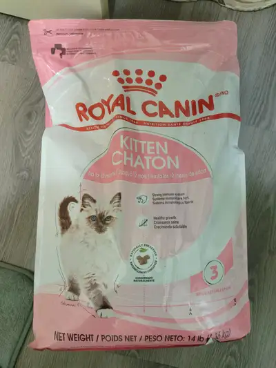 Brand new dry cat food from Royal Canin, 14 lbs in weight and this was accidently bought from Amazon...