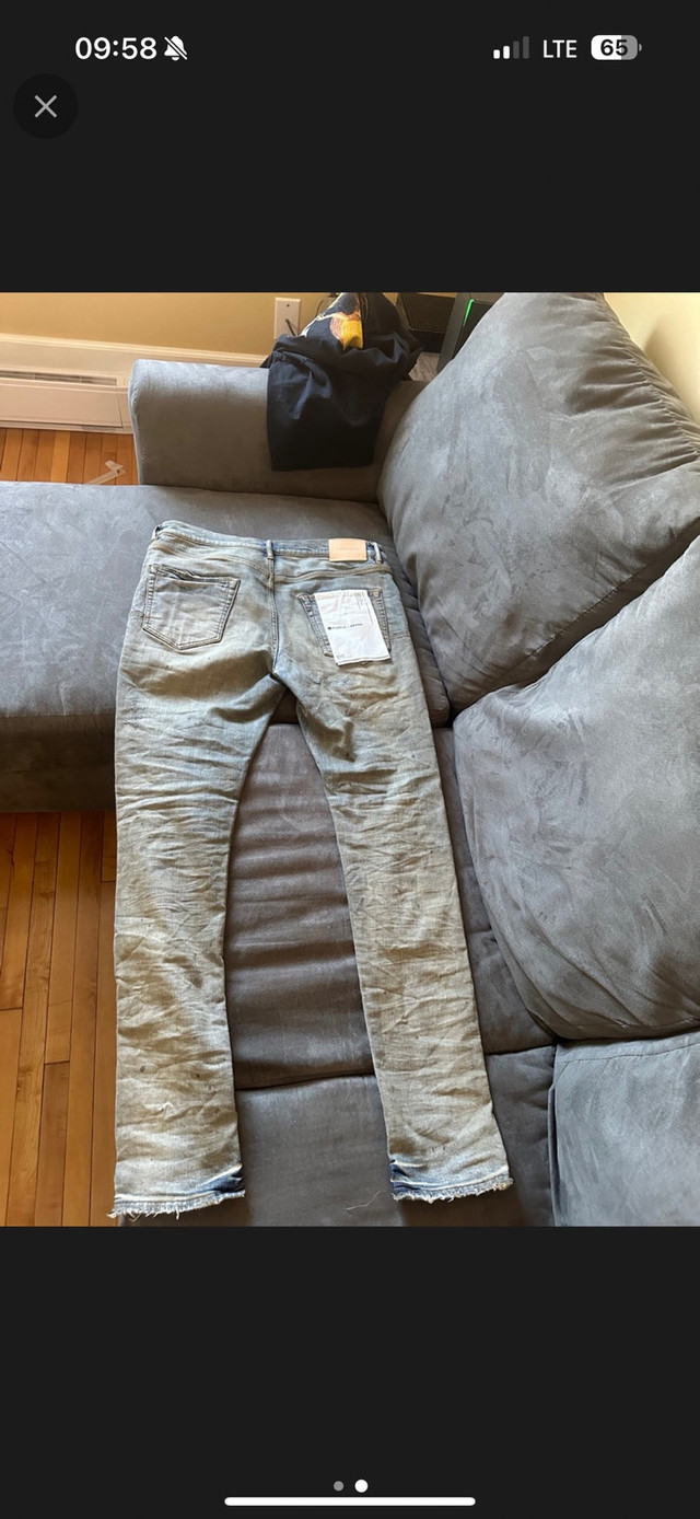 Purple Jeans Size 33 in Men's in Brandon - Image 2
