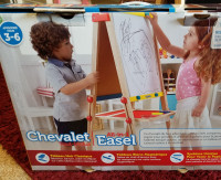 Kids Chalkboard & Magnetic white board - Mastermind Toy Easel