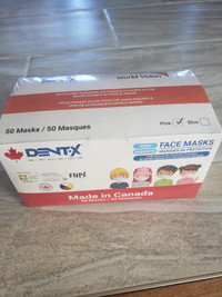 DentX kids medical level 3 disposable face masks.