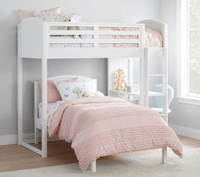 BRAND NEW - White Pottery Barn Kids Loft Bed w/ Desk