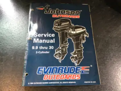 1996 Johnson & Evinrude Outboards 9.9 thru 30 HP 2-Cyl Manual, View more