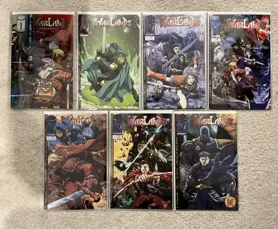 A complete NM collection of Warlands comics. This includes: - Warlands (w Variants) - Warlands: Age...