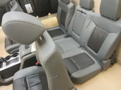 FRONT AND REAR SEAT SET - AND CONSOLE OUT OF 2011 - F150 LIMITED Heated and Cooled, 10 way, Leather.