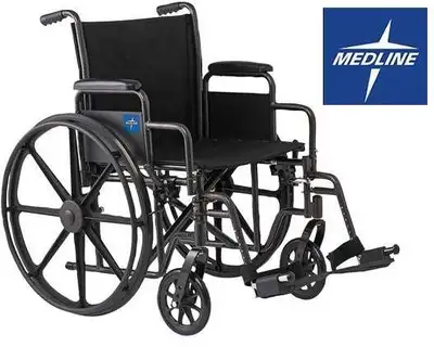 NEW- Medline Wheelchair- 16” Seat, View more