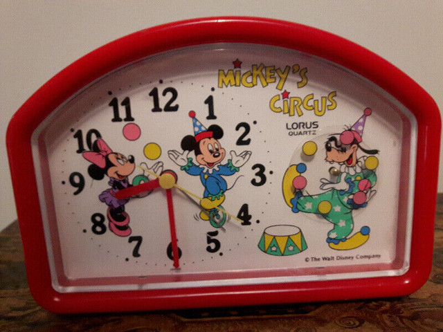 Lorus Quartz Mickey s Circus Alarm Clock Disney Character Action
