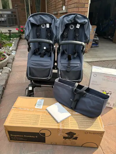 Bugaboo donkey 5 double stroller- Complete set, View more