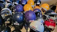Football Helmets, Shoulder Pads, and Game Pants