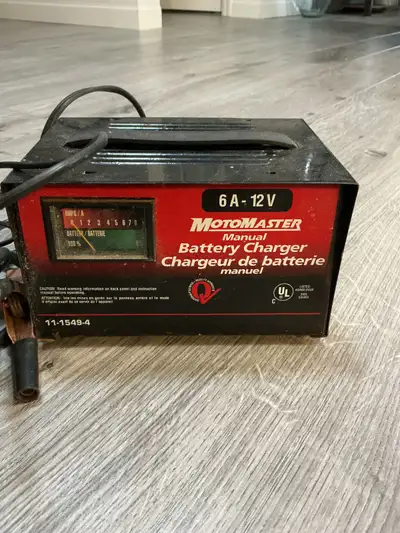 Mastercraft battery charger