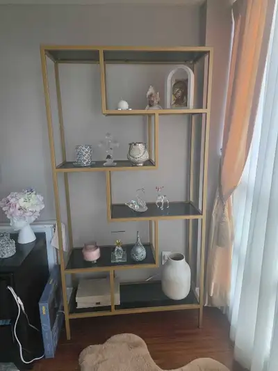 Gold Metal Display Shelf, View more