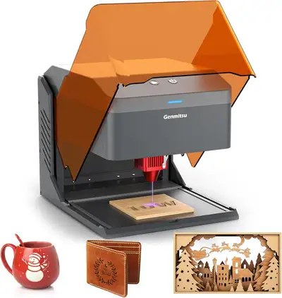 Genmitsu Kiosk 10W 10000mW Laser Engraver, Light Weight & Portab, View more