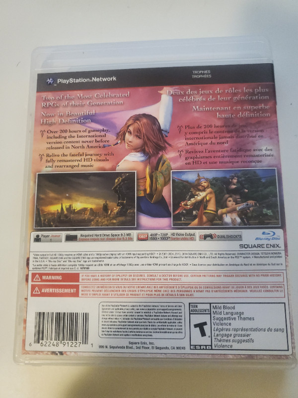 Final Fantasy X / X-2 HD Remaster - PS3 in Sony Playstation 3 in City of Toronto - Image 2