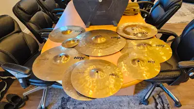 Sabian HHX Evolution Sonically Matched Cymbals Near New REDUCED, View more