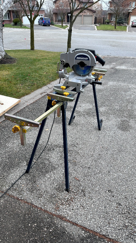 Are you handy?  Miter saw and stand for sale! in Power Tools in Markham / York Region - Image 2