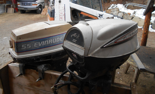 Evinrude LarkVI 40 HP , Outboard Evinrude 55 Johnson Marine Boat in Powerboats & Motorboats in 100 Mile House - Image 3