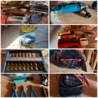 Assorted hand tools & power tools
