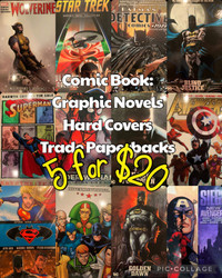 Comic Graphic Novels - trades -  hard covers