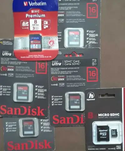 SDHC memory cards, View more