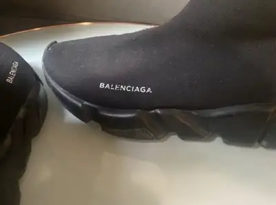 Balenciaga Black Speed Sneakers , View more