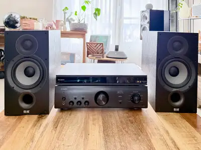 High-fidelity stereo audio and video system, View more