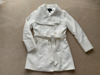 Le Chateau WHITE COAT Size Small NEW WITH TAGS