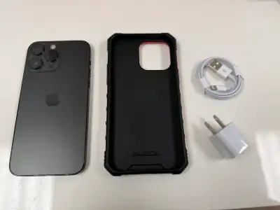 iPhone 14 Pro Max 128GB + USB/Wall Plug And Case, View more