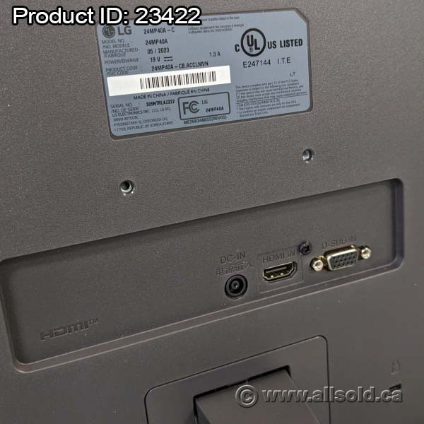 LG 24" IPS HDMI Monitor w/ 3-Side Virtually Borderless Design in Monitors in Calgary - Image 3