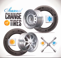 Seasonal Tires Change - WE COME TO YOU - MOBILE TIRE SERVICES