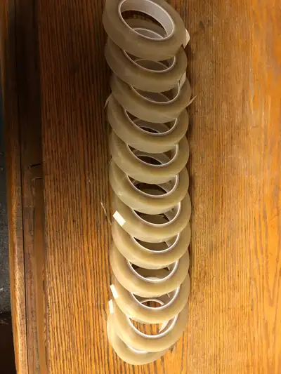 3/4 inch wide clear tape 0.050” thick, View more