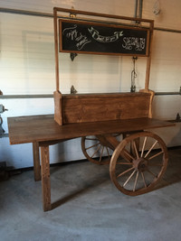 Rustic Vintage Vendor Cart