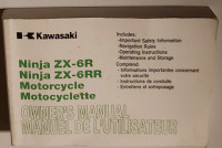 NINJA ZX-6R 6RR KAWASAKI Owners Manual