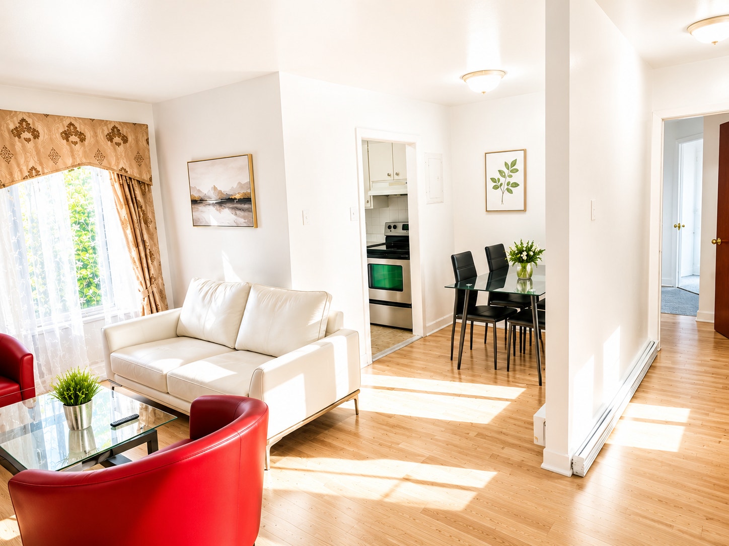 3 ½ BEL APPARTEMENT PRIVÉE ÉQUIPÉ A LOUER – MÉTRO HENRI-BOURASSA — photo 1