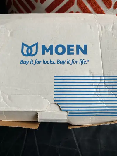 Upgrade your bathroom with this brand new Moen Eva oil rubbed bronze bathroom faucet, model 64100RB,...