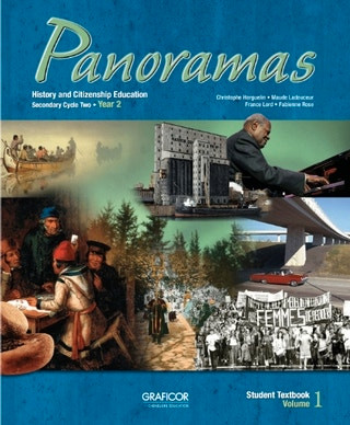 Panoramas, History and Citizenship... Secondary 4, Manual Vol. 1 dans Manuels  à Ville de Montréal