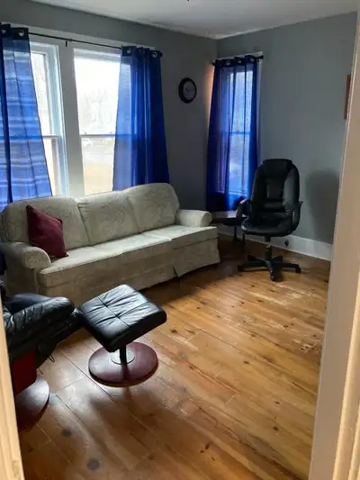 A 2 bedroom apartment with 5 appliances and one bathroom. 800 per month plus 1/2 of the utilities.