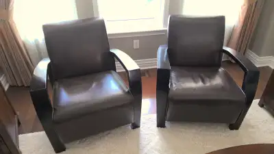 Leather Accent Chairs, View more