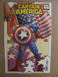 Captain America #1 Marvel 2018 Series Miller Remastered Variant