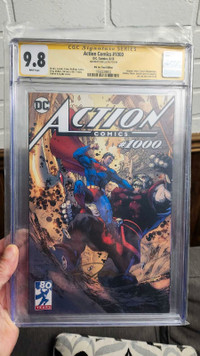 Action Comics 1000 CGCSS 9.8 Signed by Jim Lee