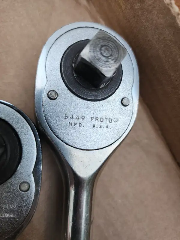 Proto Manufacturering Canada/USA Professional 1/2" Drive Ratchet in Hand Tools in Windsor Region - Image 7